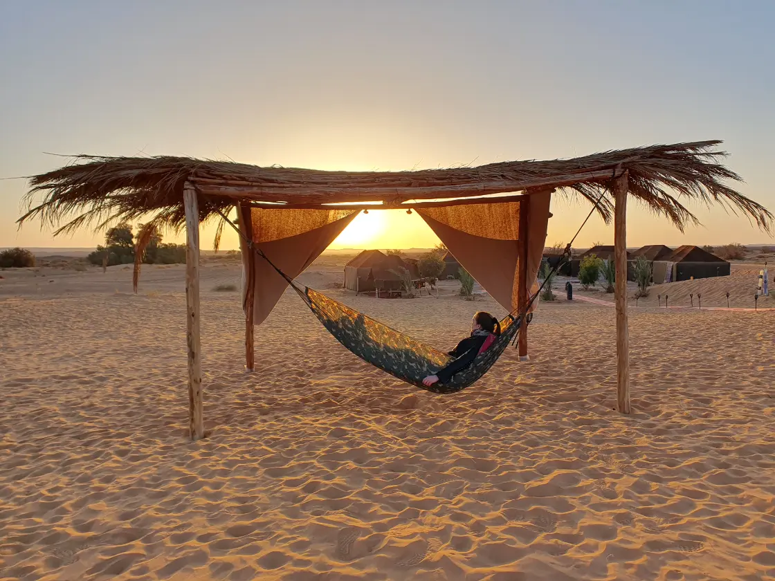 Desert camp Merzouga Sahara