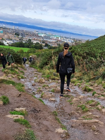 Arthur's Seat afdalen